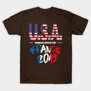 America Football Flag Distressed Soccer T-Shirt